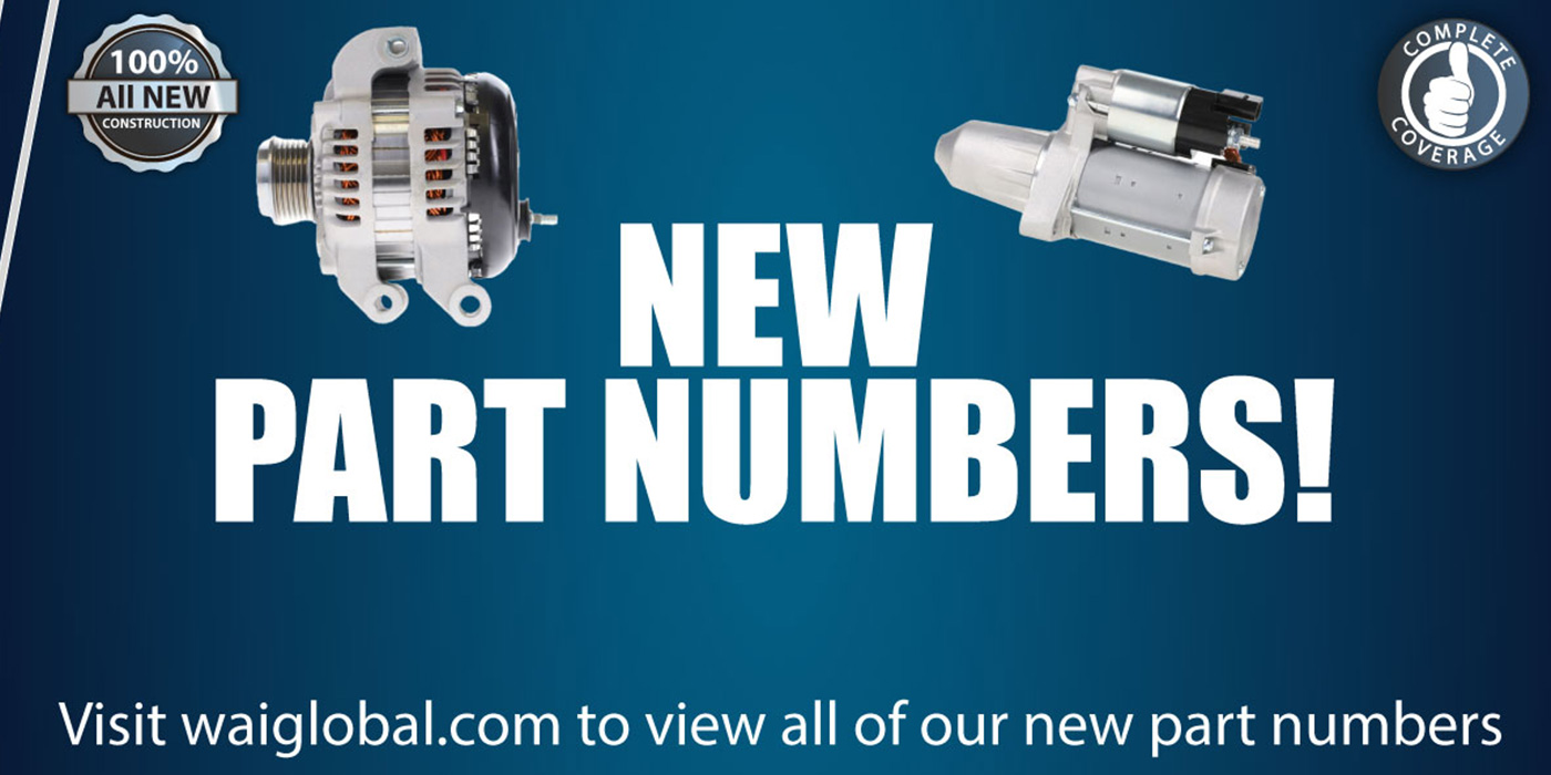 WAI Releases 116 New Part Numbers